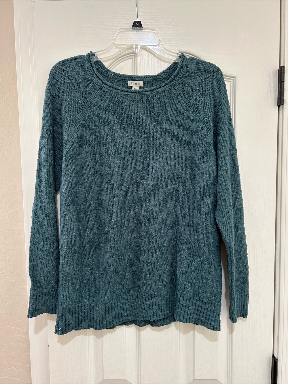 L.L. Bean Teal Crewneck Sweater - Women's